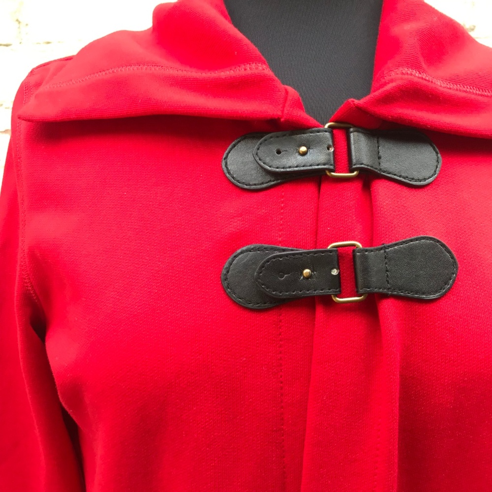 Collared Cape Sweatshirt - Picture 2 of 4